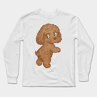 Toy-Poodle standing Long Sleeve T-Shirt